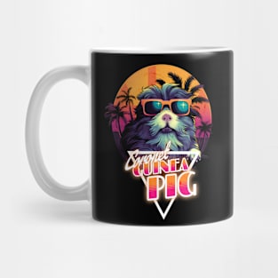 Retro Wave Coronet Guinea Pig Miami Shirt Mug